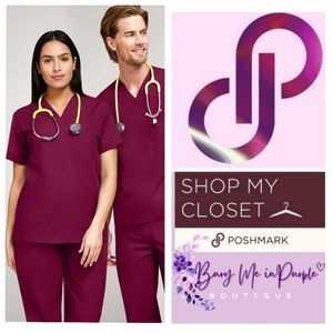 BASIC V NECK SCRUBS SET